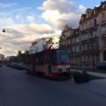 Улицы Гданьска. Трамвай