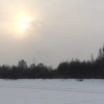 Зимняя река Юнтоловка