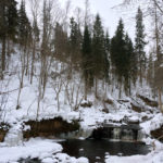 Водопад в Любытнском районе, Новгородская область